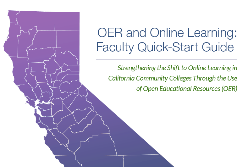 Supporting Increased Use of OER for Online and Remote Learning In California Community Colleges